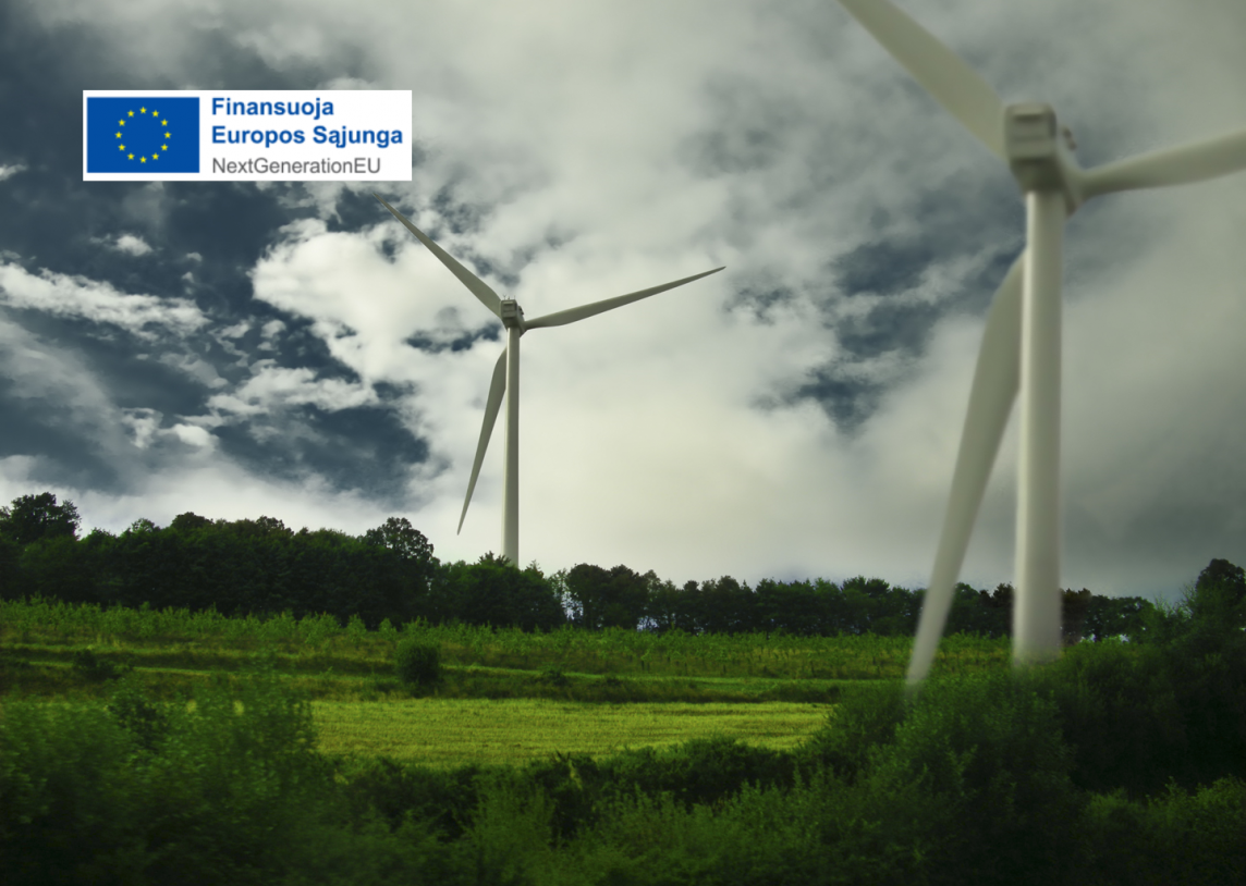 Energetikos bendrijoms ir mažoms įmonėms sudaryta galimybė įsirengti vėjo jėgaines ir pasigaminti elektros savo reikmėms